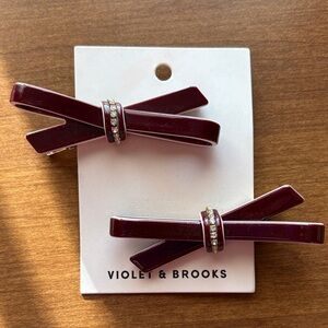 Violet & Brooks Color Block Bow Hair Clip